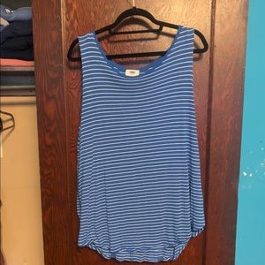 Blue Striped Tank